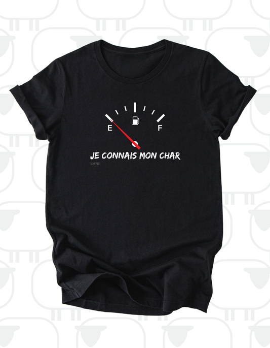 T-shirt Je connais mon char