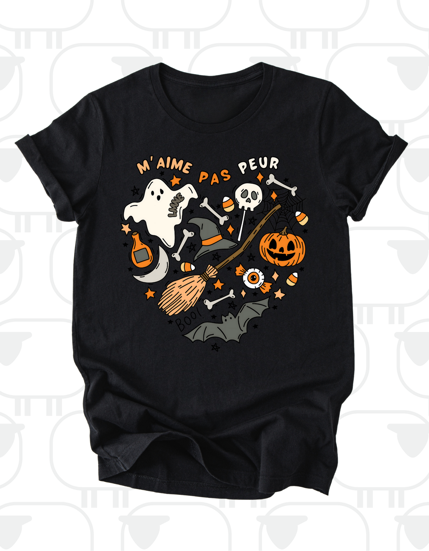 T-shirt M'aime pas peur