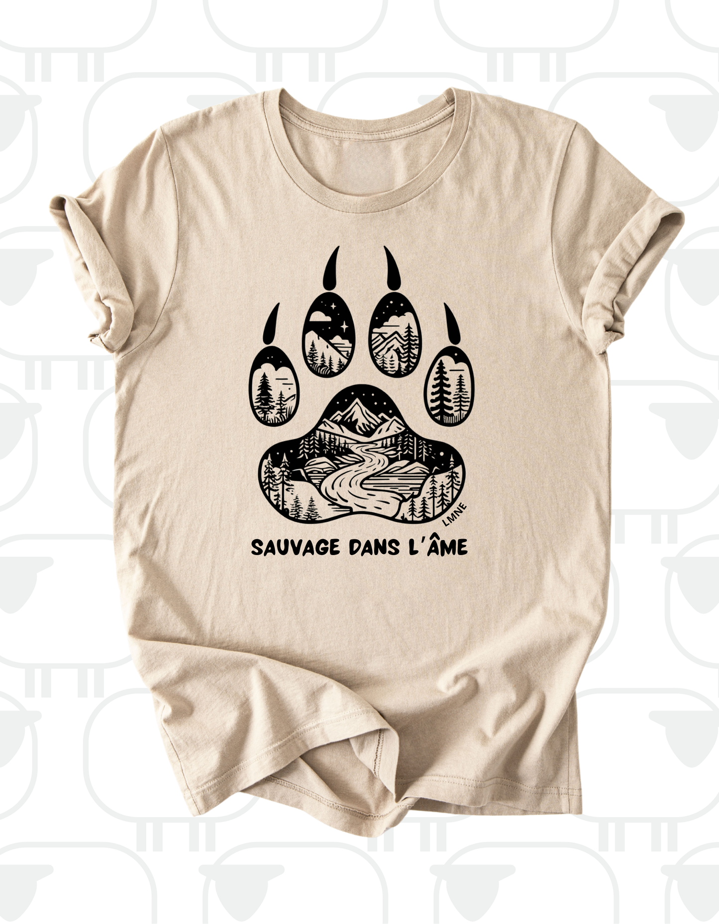 T-shirt Sauvage dans l'âme