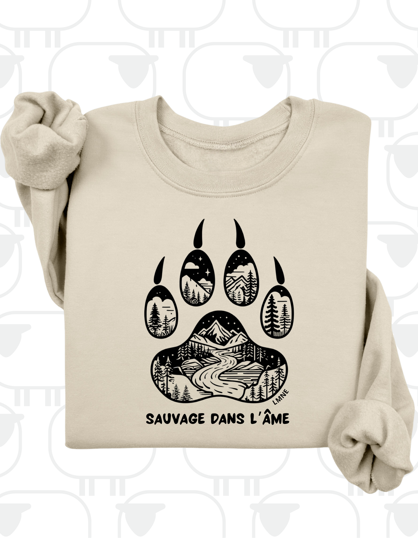 Crewneck Sauvage dans l'âme