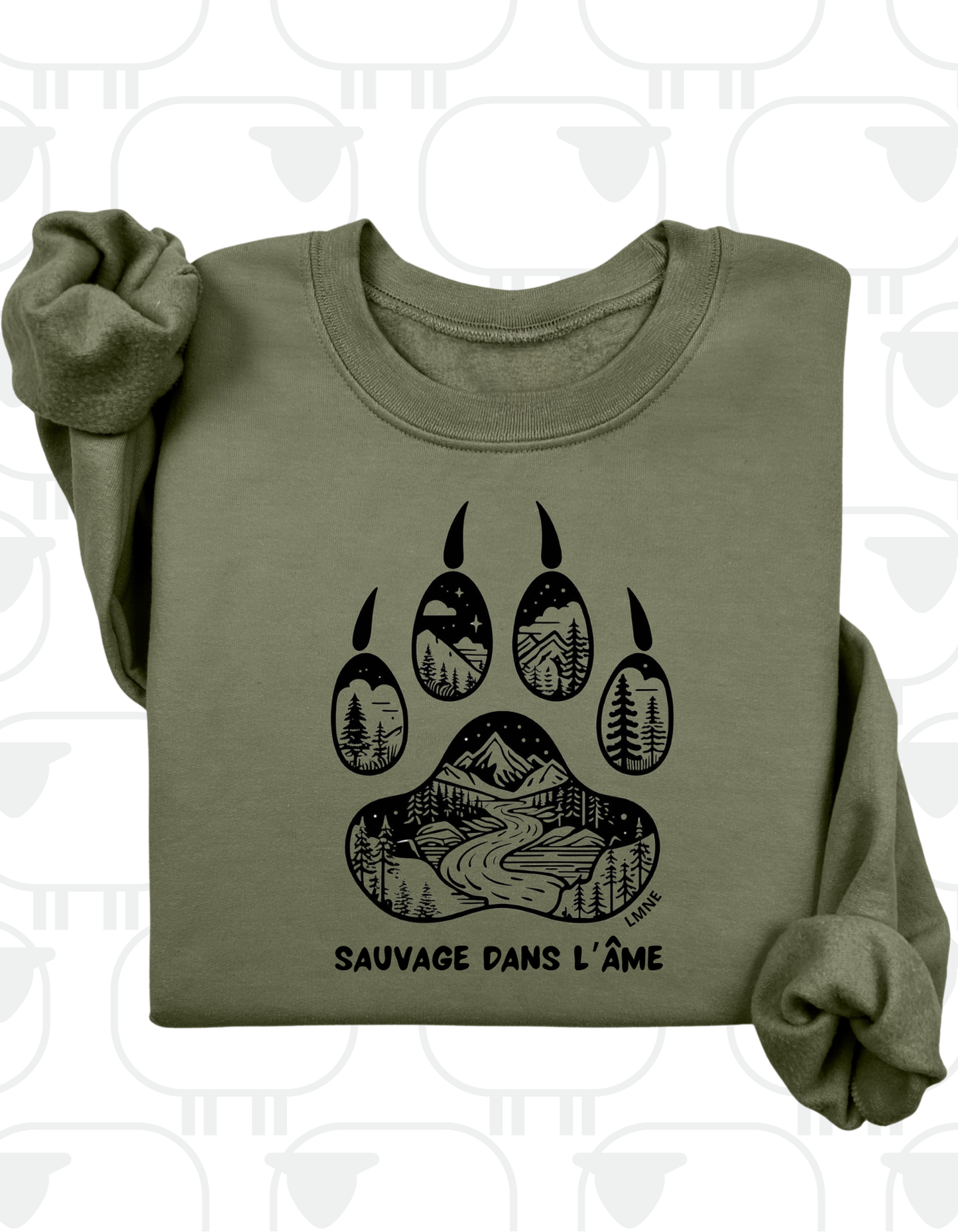 Crewneck Sauvage dans l'âme