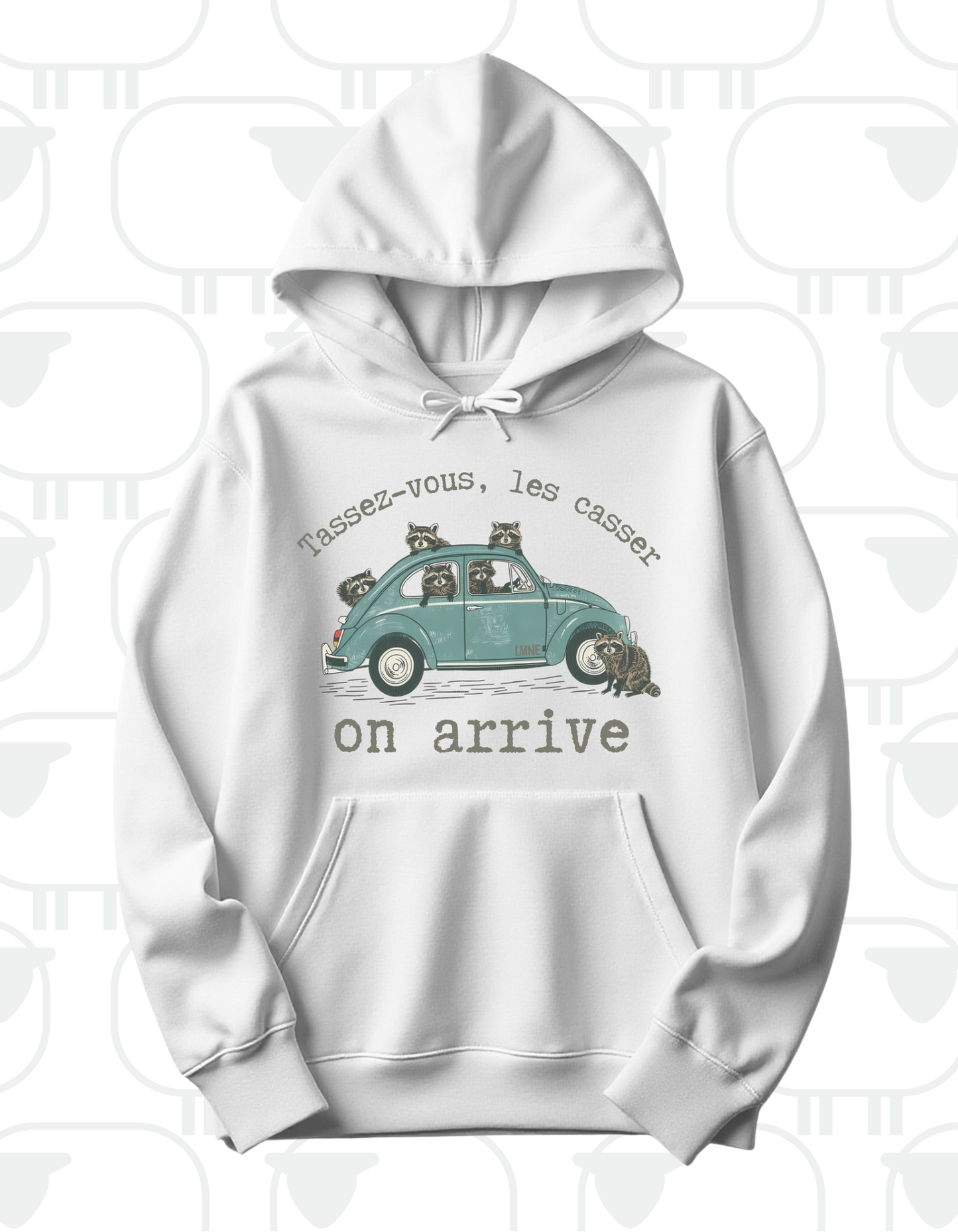 Hoodie Tassez-vous les casser, on arrive